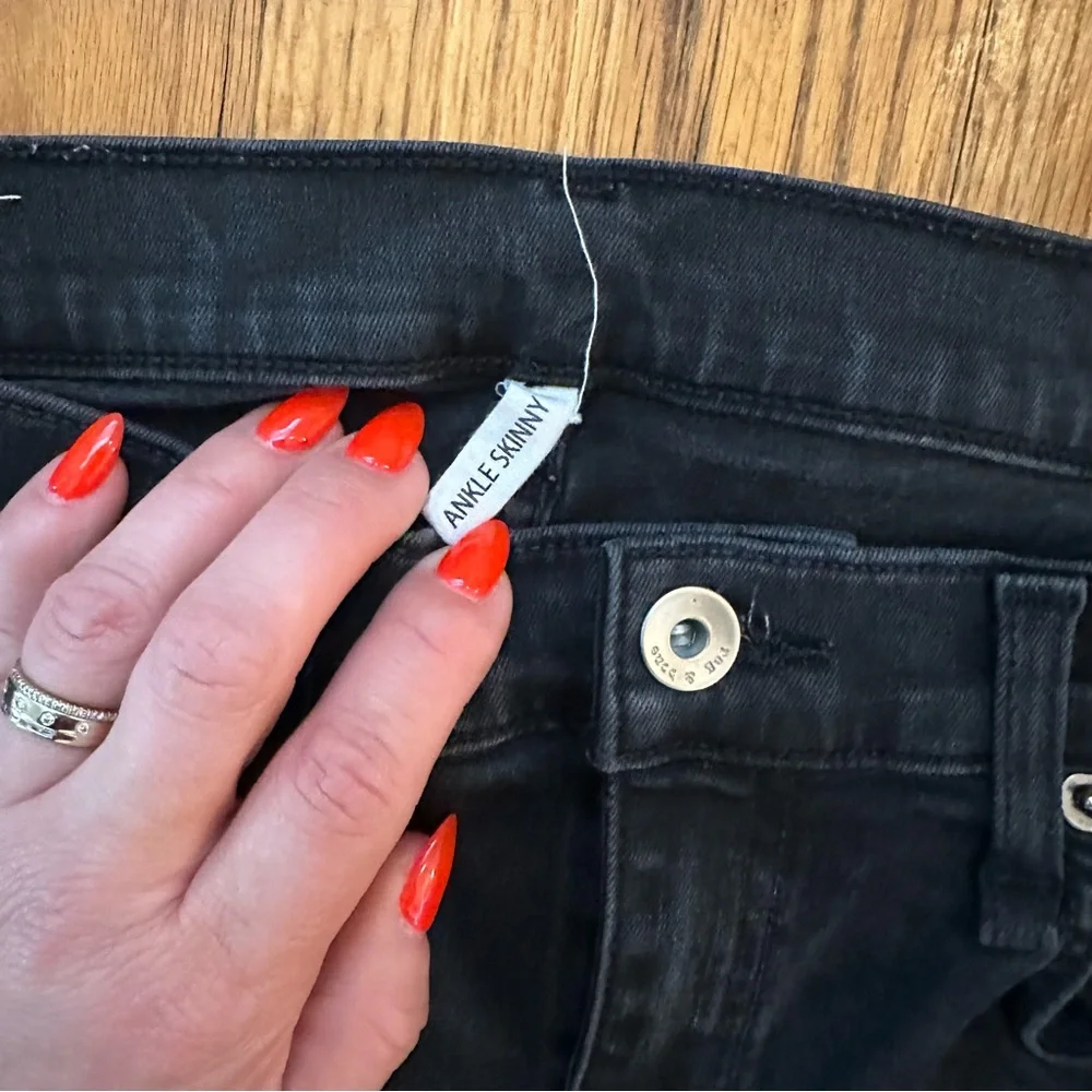 Rag & Bone Black Ankle Skinny Jeans - Picture 5 of 8